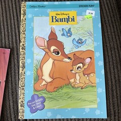 Vtg Sticker Fun Golden Coloring Book Lot Of 5 New Never Used Chip N Dale