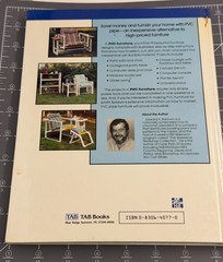 PVC Furniture Hard Cover Book by Edward A. Baldwin – 1992 1st Printing / Edition