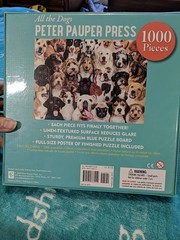 All the Dogs 1000 Piece Jigsaw Puzzle by Inc. Peter Pauper Press (2020, Toy;…