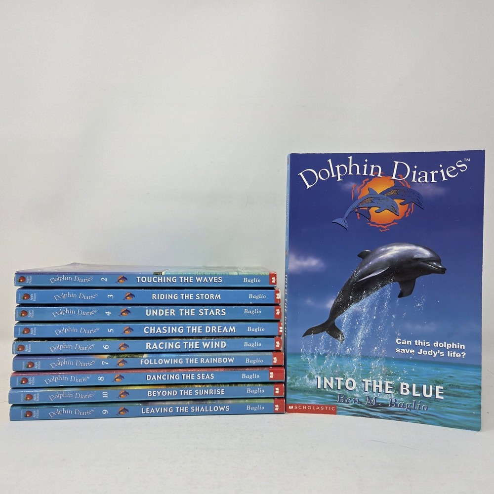 Dolphin Diaries Series 1-10 Paperback By Ben Baglio Complete Lot of 10 Paperback