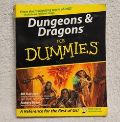 Dungeons & Dragons For Dummies Book D&D RPG Guide Reference Wiley No Map