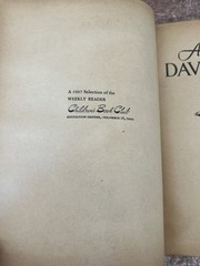 A Dog for Davie’s Hill by Clare Bice 1957 Hardcover/DJ BCE The Macmillan Company