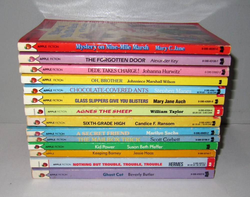 Lot of 14 vintage Apple Paperbacks TPB Scholastic chapter
