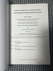 Softwar: A Novel Theory on Power Projection Jason Lowery BITCOIN PAPERBACK New