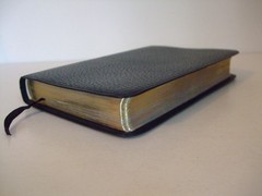 Black Morocco Leather Bible KJV published Eyre & Spottiswoode/Harper late 1950s?