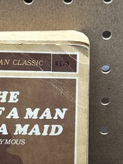The Way of a Man with a Maid Anonymous 1967 A Victorian Classic VC103 Paperback