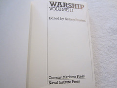 Warship Volume II – Conway Naval Institute Press – Antony Preston HCDJ