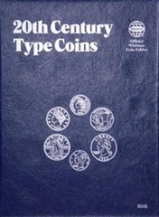 Whitman New Blue Folder 9046 For US 20th Century Type Coins New Album Free Post