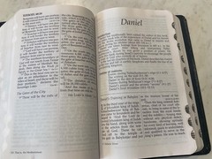 NIV Bible 1984 Large Print Reference Navy Bonded Leather Red Letter Text