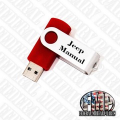 USB FLASH DRIVE US ARMY Jeep M151 Series 3810 Page Operator Repair Parts Manual