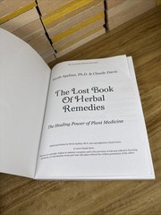 The Lost Book Of Herbal Remedies Healing Power Plant Medicine Paperback