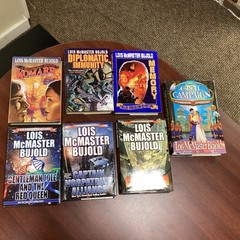 Lois McMaster Bujold Vorkosigan HC Lot 7 Memory Komarr Civil Campaign Baen