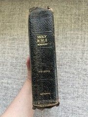 National Bible Press Holy Bible ☆ Old And New Testament Pronouncing Red Letter