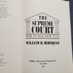 The Supreme Court William Rehnquist Legal Classics Library 1992
