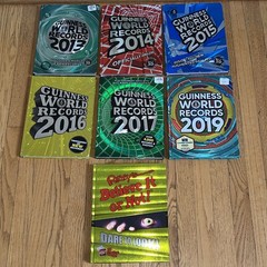 Guinness World Records Book Lot 2013 2014 2015 2016 2017 2019 & Ripleys PlsCDesc