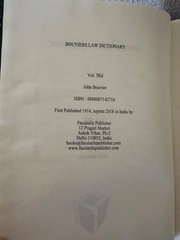 Bouviers Law Dictionary 3 Volume Set 1914 Leather Bound Reprinted 2018 *Excellan