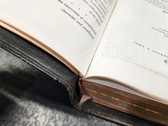 Dickson KJV New Analytical Indexed Bible Genuine Morocco Black Leather 1966
