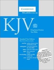 King James Version Standard : French Morocco Leather Black Ribbon/Gilt Edges/…