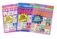 NEW Lot 3 Penny Press Dell Easy & Fun Variety Puzzles Books 240 + Each!