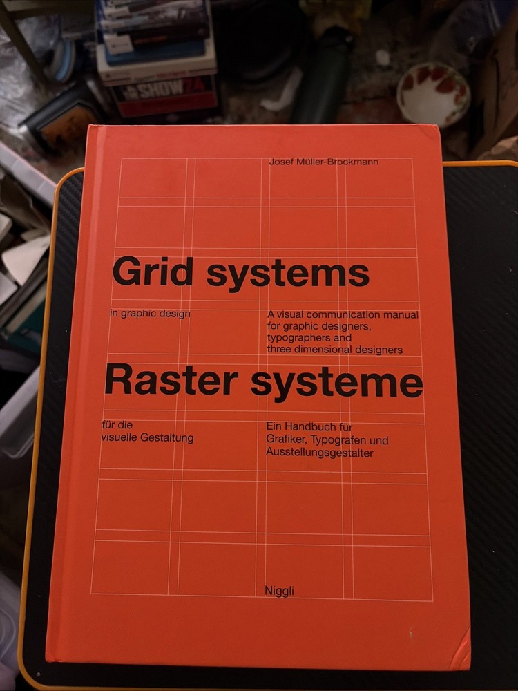 Grid Systems in Graphic Design by Josef Müller-Brockmann (Hardcover) good