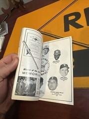 FAMOUS SLUGGER YEARBOOK, 1967, USED, 61 PAGES. VERY NICE