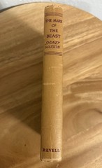 Vtg 1933 THE MARK OF THE BEAST Sydney Watson Hardcover Revell End Times Fiction