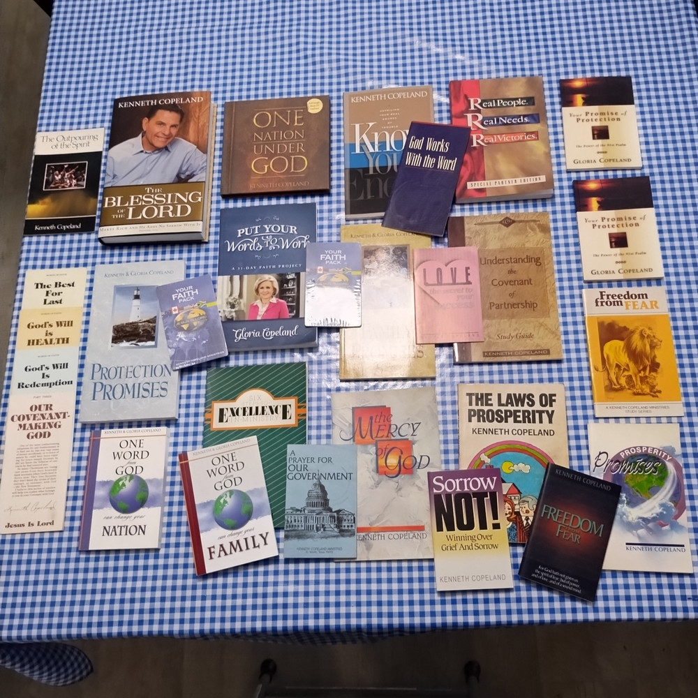 Kenneth & Gloria Copeland Books & More Mixed Lot of 29 Items