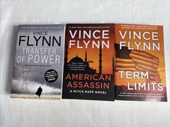 Lot Of 3 Vince Flynn Crime Thriller Novels Like New Cond