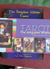 Alchemy of Tarot; Kingdom Within Tarot; extra 332-pg PB, Lot of 3 BN Juno Lucino