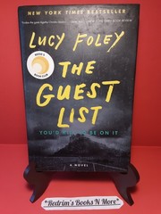 The Guest List Lucy Foley Hardcover Thriller Mystery Morrow Books
