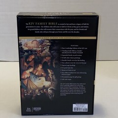 KJV Family Bible, Deluxe White Bonded Leather-Over-Board (Leather / Fine Binding
