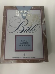 Compact Reference Bible King James Version KJV Bonded Leather White Gold Edges