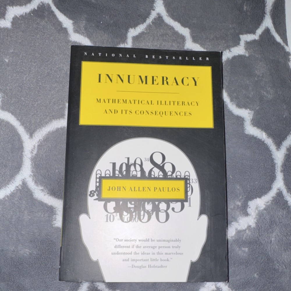 Innumeracy by John Allen Paulos – Hill and Wang Paperback Mathematics & Sciences