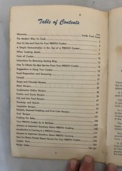 Vintage PRESTO Pressure Cooker Recipe Book Cookbook Instructions Models 403-406