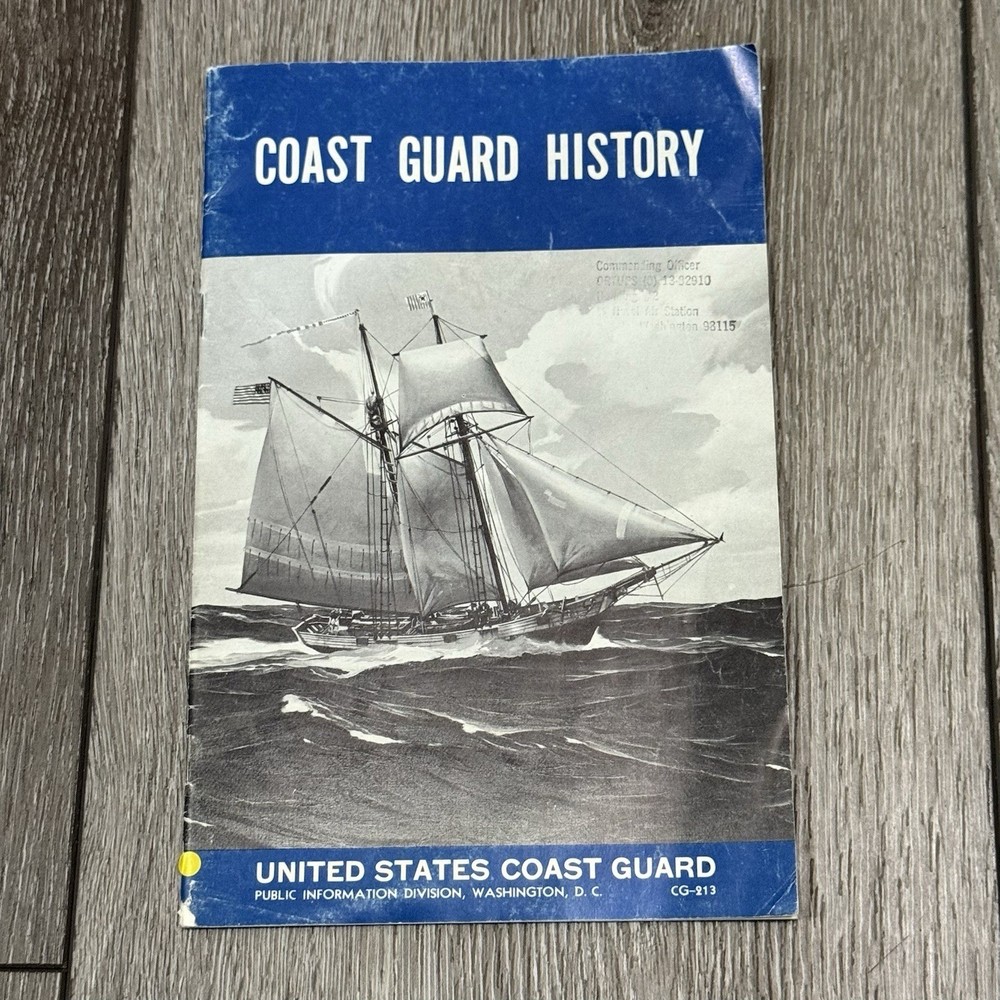 Vintage USCG Coast Guard History: Paper Booklet 1957