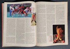 1987 Sport Magazine Lawrence TAYLOR Nebraska CORNHUSKERS Mike TYSON No Label