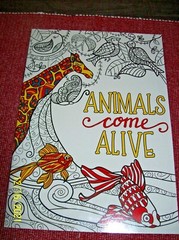 Unbranded Animals Come Alive Adult Coloring Book – New