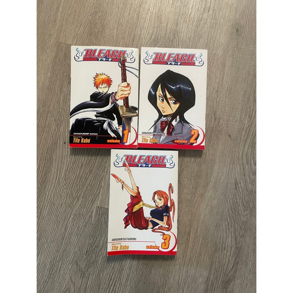 Bleach Manga Volume 1 2 3 shonen jump