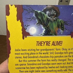 Goosebumps Scarecrow Walks At Midnight TRUE 1st Print Bookmark R.L. Stine #20