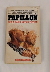 Henri Charriere PAPILLON Paperback Book MOVIE TIE-IN Vintage Pocket 1974