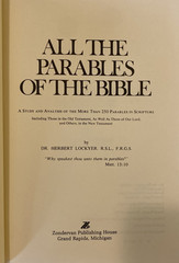 All the Parables of the Bible LOCKYER Zondervan Study Guide Study & Analysis