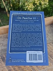 On Pascha by Melito of Sardis Circa AD 190 Popular Patristics Series Orthodox VG
