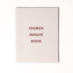 Church Minute Book (6-3/4″ x 8-1/4″)