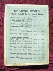 Kitty Cheatham Tribute New VICTOR RECORDS Aug 1916 Supplement Victrola CATALOG