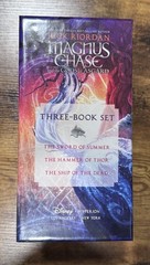 Magnus Chase and the Gods of Asgard 3 Box Set Rick Riordan, Hardcover Disney