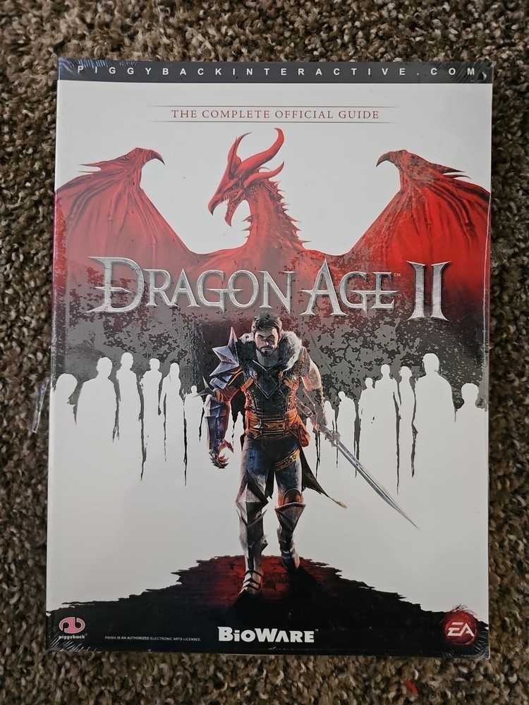 DragonAge II Paperback Official Strategy BioWareEA SEALED See Pics Several Rips