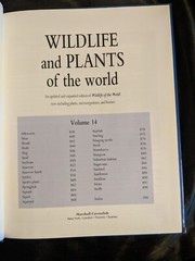 Wildlife and Plants of the World by Marshall Cavendish Corporation Volume 14