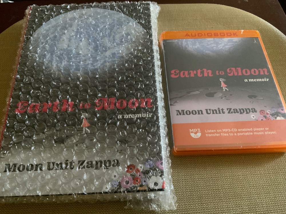 Mp3 Audiobook H/C Book Lot Autographed Signed Earth to Moon Unit Frank Zappa NEW
