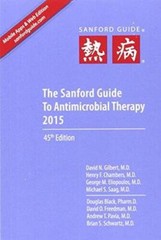 The Sanford Guide to Antimicrobial Therapy 2015 – Paperback – GOOD