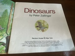 Dinosaurs by Peter Zallinger (1977 Paperback)